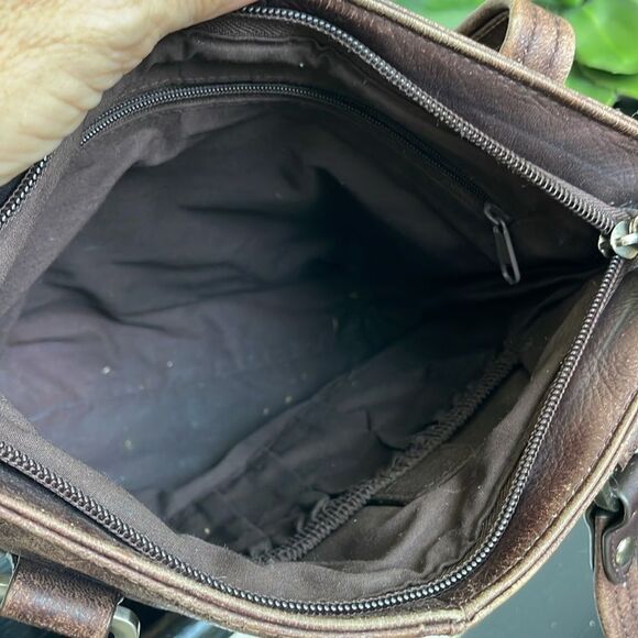 Stone Mountain genuine, leather shoulder tote handbag purse - Picture 10 of 10
